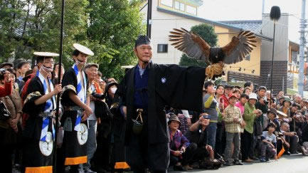 江戸時代にタイムスリップ！鷹狩り行列に感動