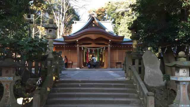 久伊豆神社へお参りに