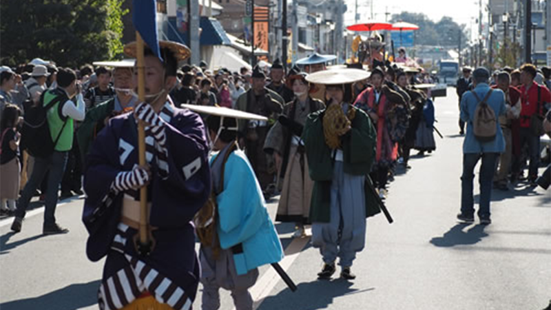 城下町岩槻鷹狩り行列