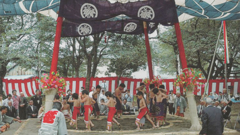 篠岡八幡大神社（笹久保）古式土俵入り